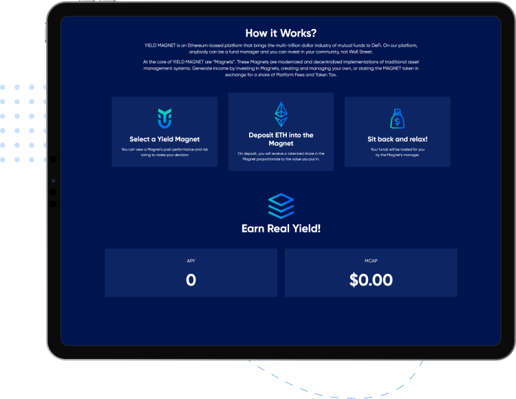 Yield Magnet - Decentralized Marketplace for DeFi